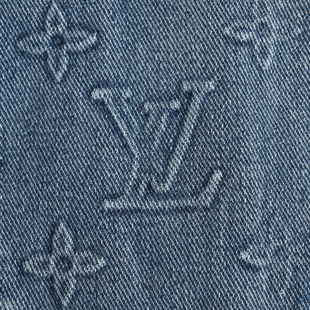 Louis Vuitton/路易威登 23ss 老花浮雕工装牛仔短裤