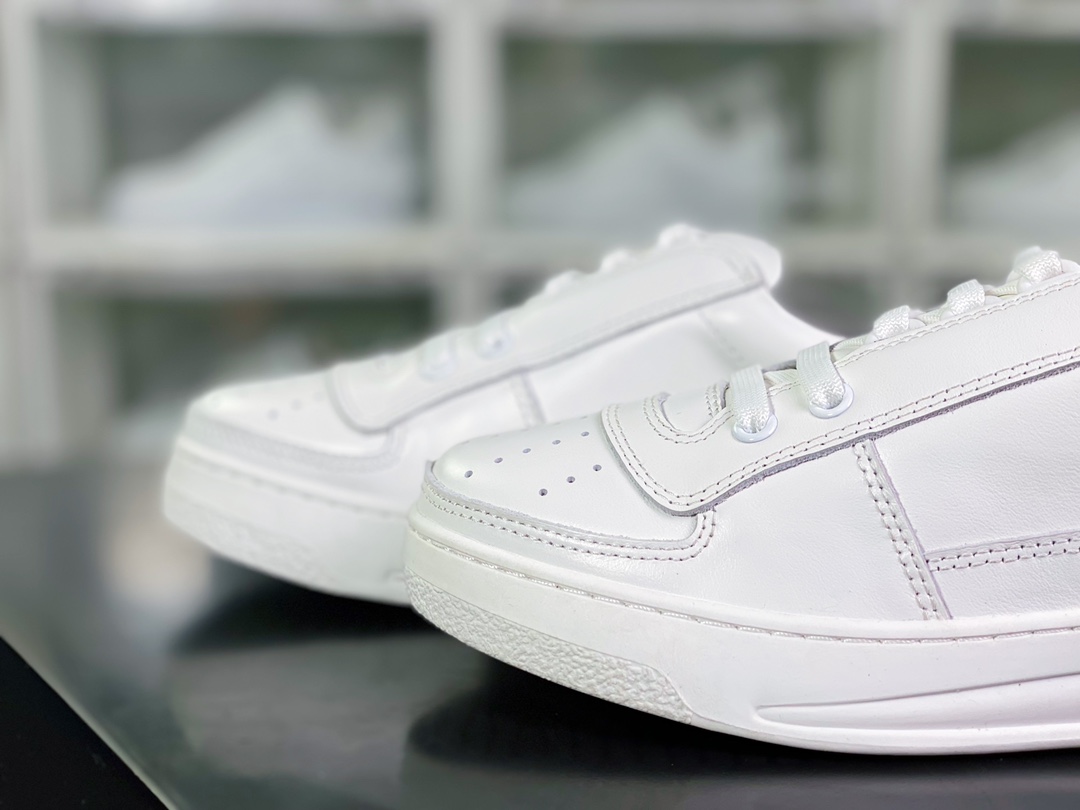 Acne Studios Steffey Velcro Strap Sneakers Velcro Series Low-top Sneakers ”Leather Pure White” BD0244-100