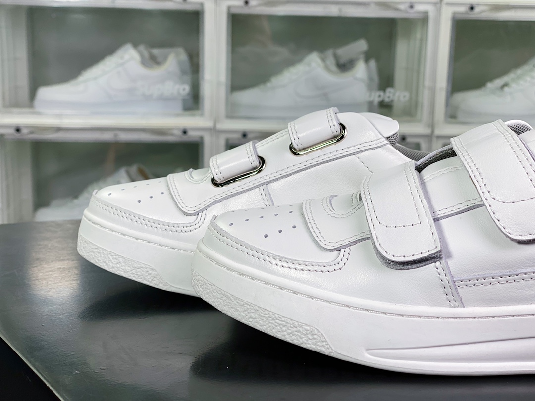 Acne Studios Steffey Velcro Strap Sneakers Velcro Series Low-top Sneakers ”Leather Strap Pure White” BD0244-100