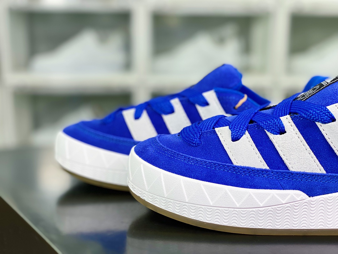 Adidas Adimatic Low ”Blue/White” Matic series low-top skateboard shoes ”Joint suede royal blue and white” GX1828