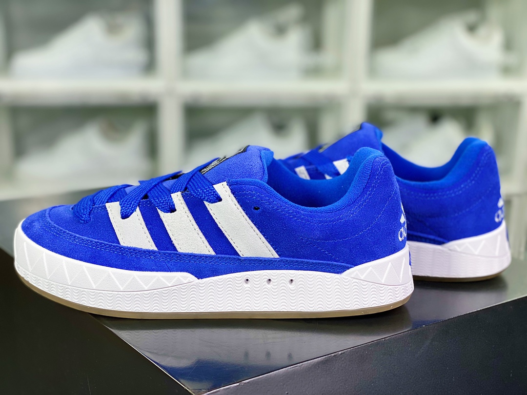 Adidas Adimatic Low ”Blue/White” Matic series low-top skateboard shoes ”Joint suede royal blue and white” GX1828