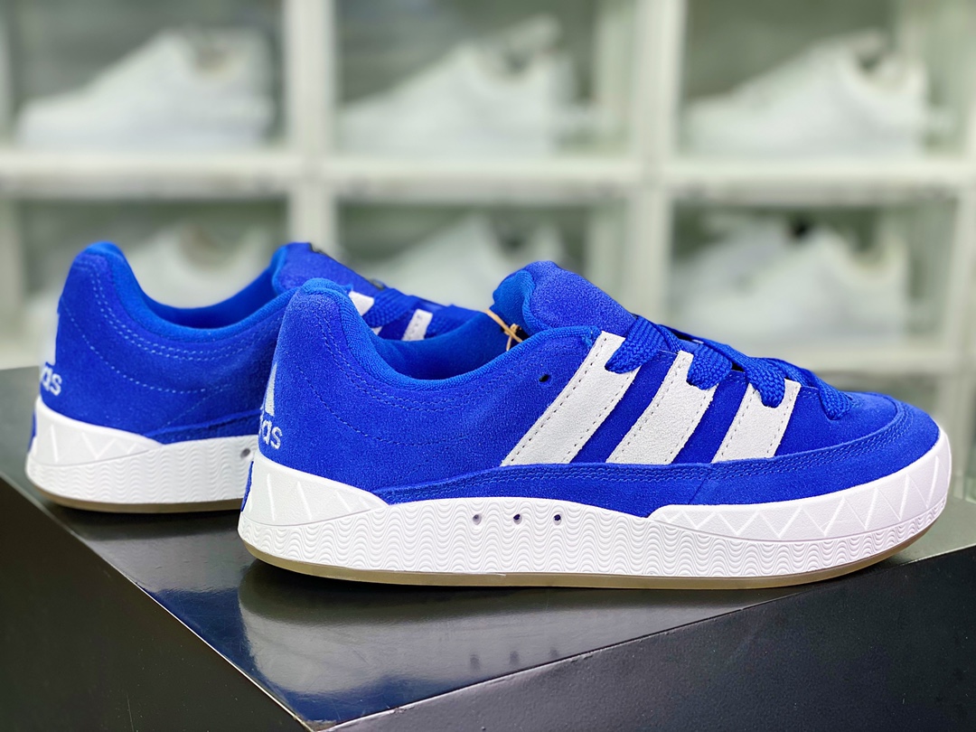 Adidas Adimatic Low ”Blue/White” Matic series low-top skateboard shoes ”Joint suede royal blue and white” GX1828