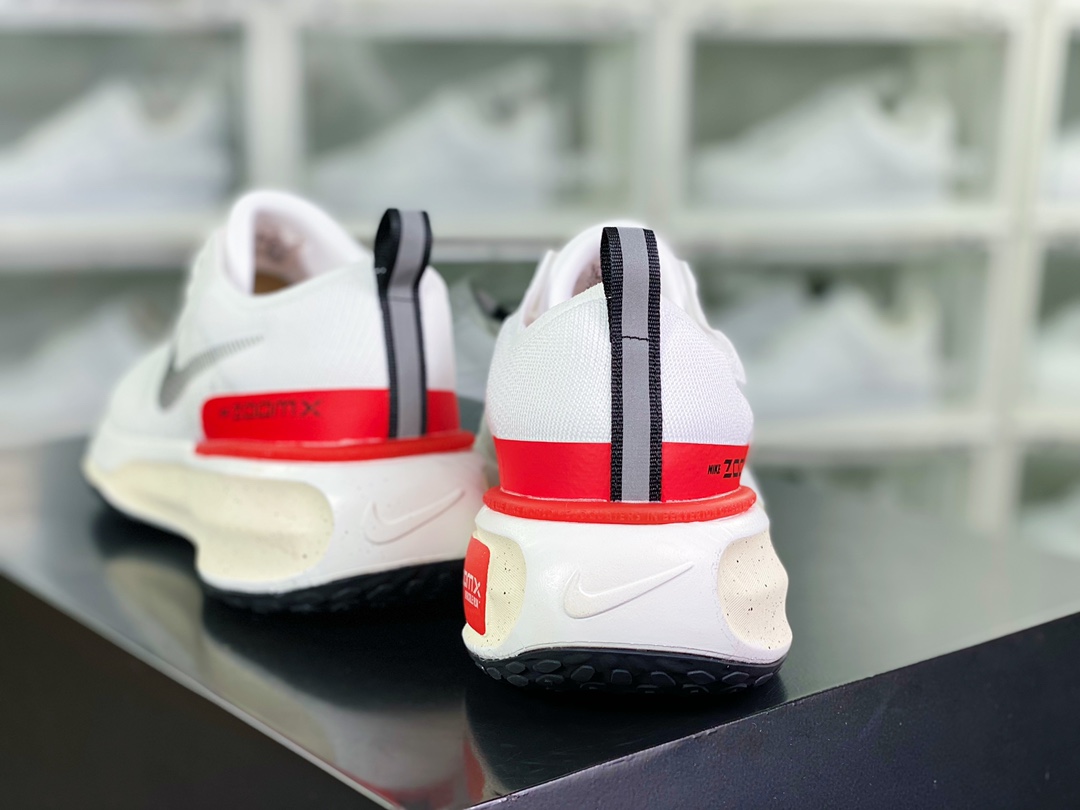220 ZoomX Invincible Run Flyknit 3”White/Black/Red”不可战胜3代系列慢跑鞋“针织白黑大红”DR2615-101