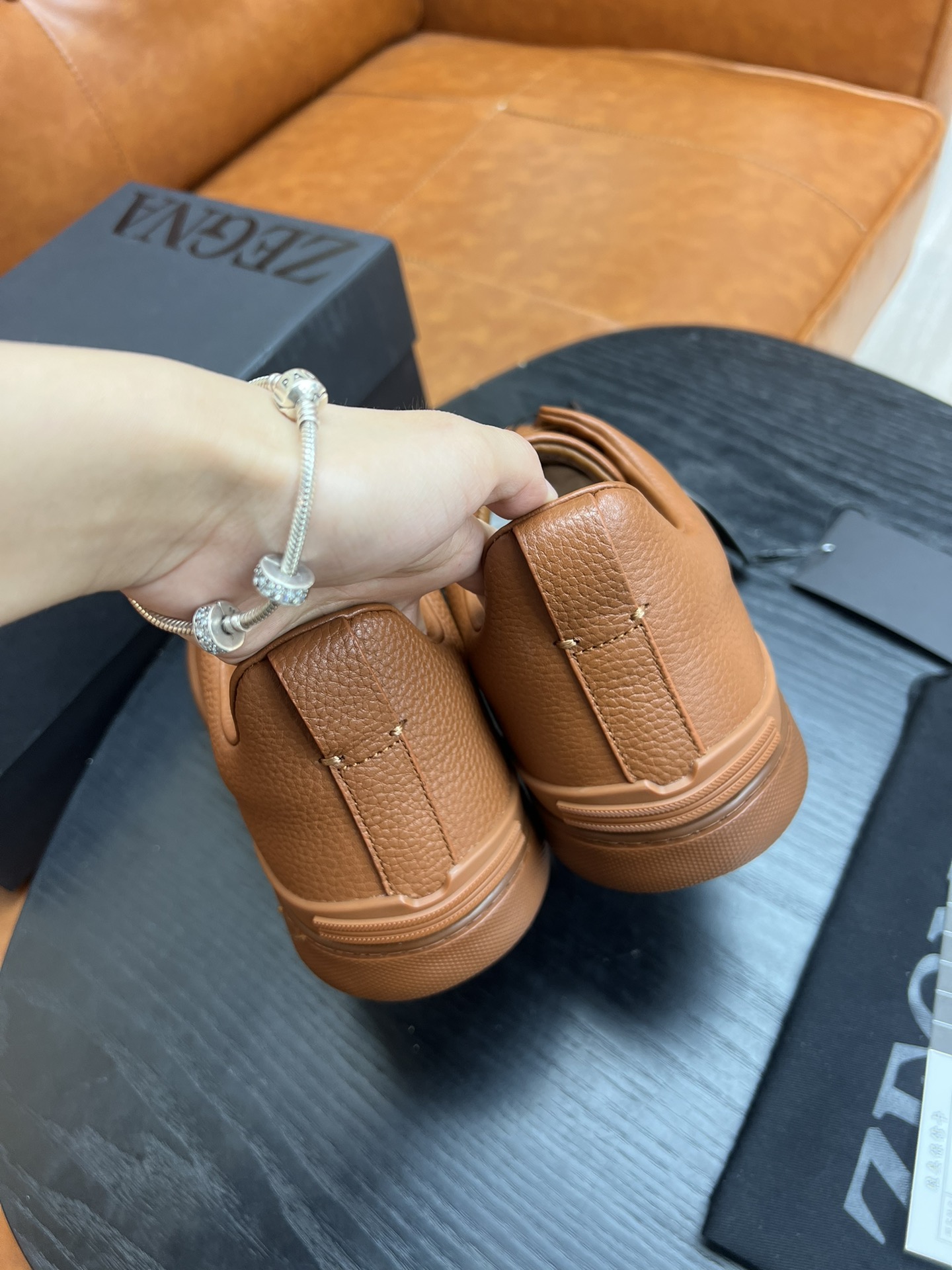 Ermenegildo Zegna Triple Stitch Leather Low Top Sneakers - Comfort & Style 8 i1682501672 8792 7