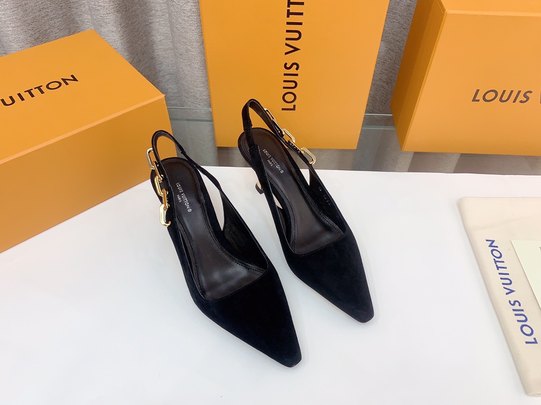 Louis Vuitton Shoes Sandals Cowhide Genuine Leather Sheepskin Fashion