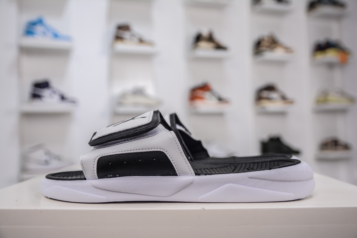 [Collection] Puma Royalcat Comfort Black and White Velcro Sports Slippers Series