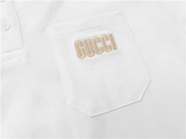 200 Gucci 古驰 2023SS新款GG 饰动物印花针织棉Polo衫