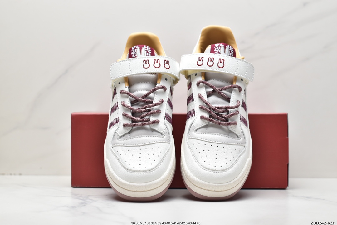 Adidas Originals Forum 84 Low Rome series Velcro low-top sneakers IE1898