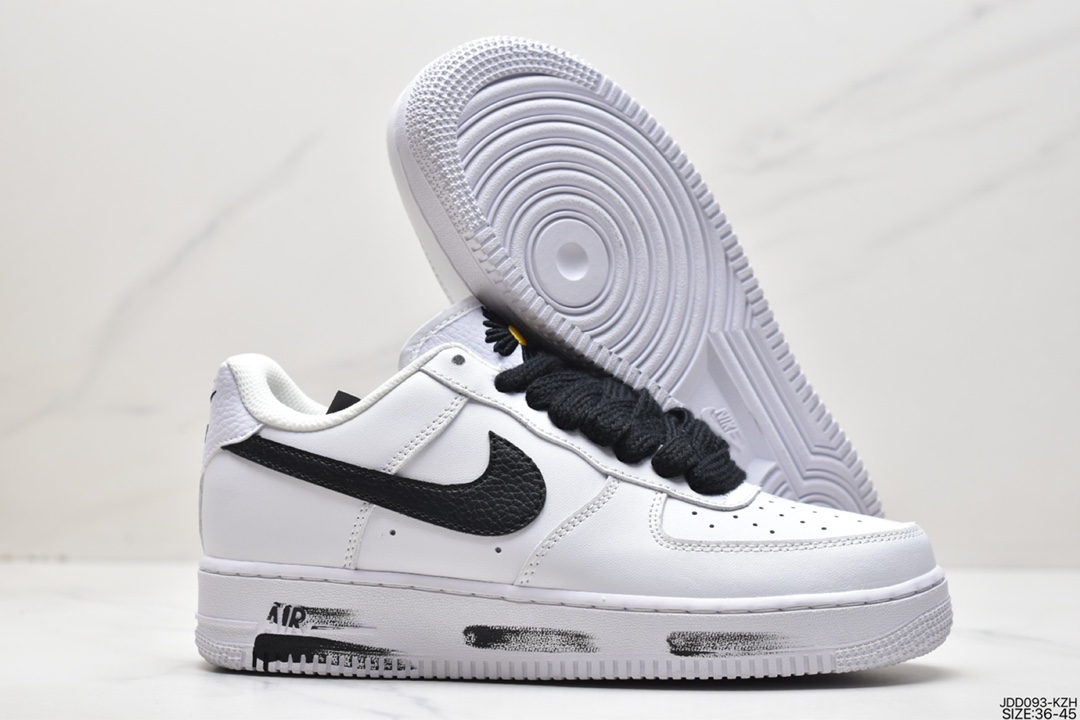 PEACEMINUSONE X Nike Air Force1 ”Para-Noise 2.0” Black and White Scratch Lottery DD3223-100