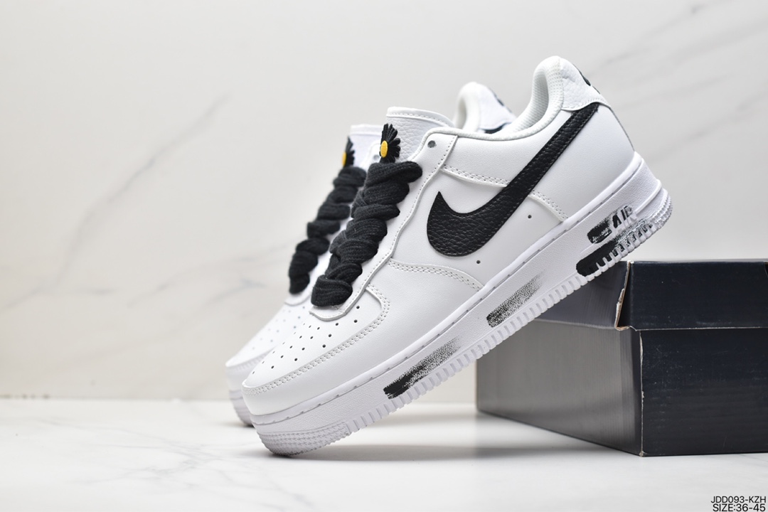 PEACEMINUSONE X Nike Air Force1 ”Para-Noise 2.0” Black and White Scratch Lottery DD3223-100