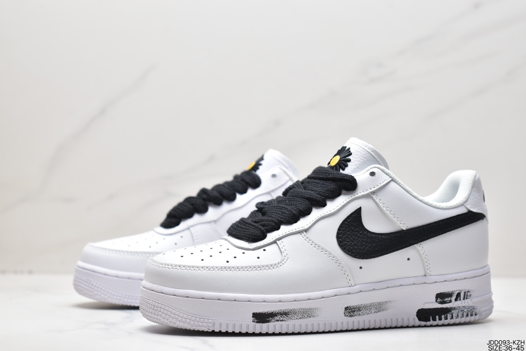 PEACEMINUSONE X Nike Air Force1 ”Para-Noise 2.0” Black and White Scratch Lottery DD3223-100