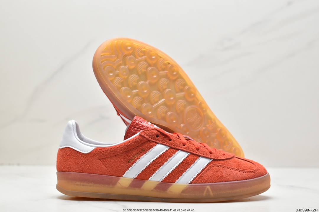 Adidas Originals Gazelle Indoor clover retro casual non-slip wear-resistant low-top sneakers HQ8718