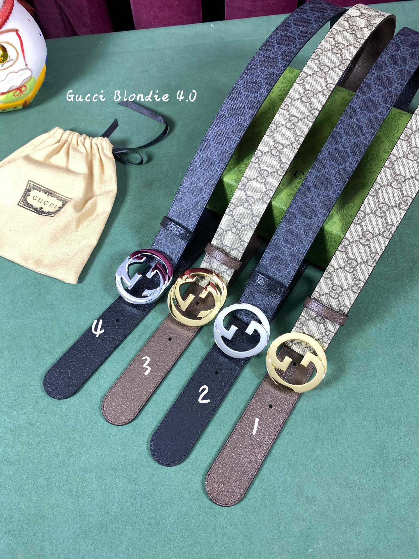 GUCCI4.0cm配饰不断为经典注