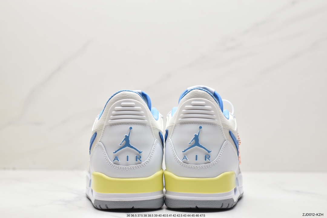 Air Jordan Legacy 312 has a staggered design FJ7223-141