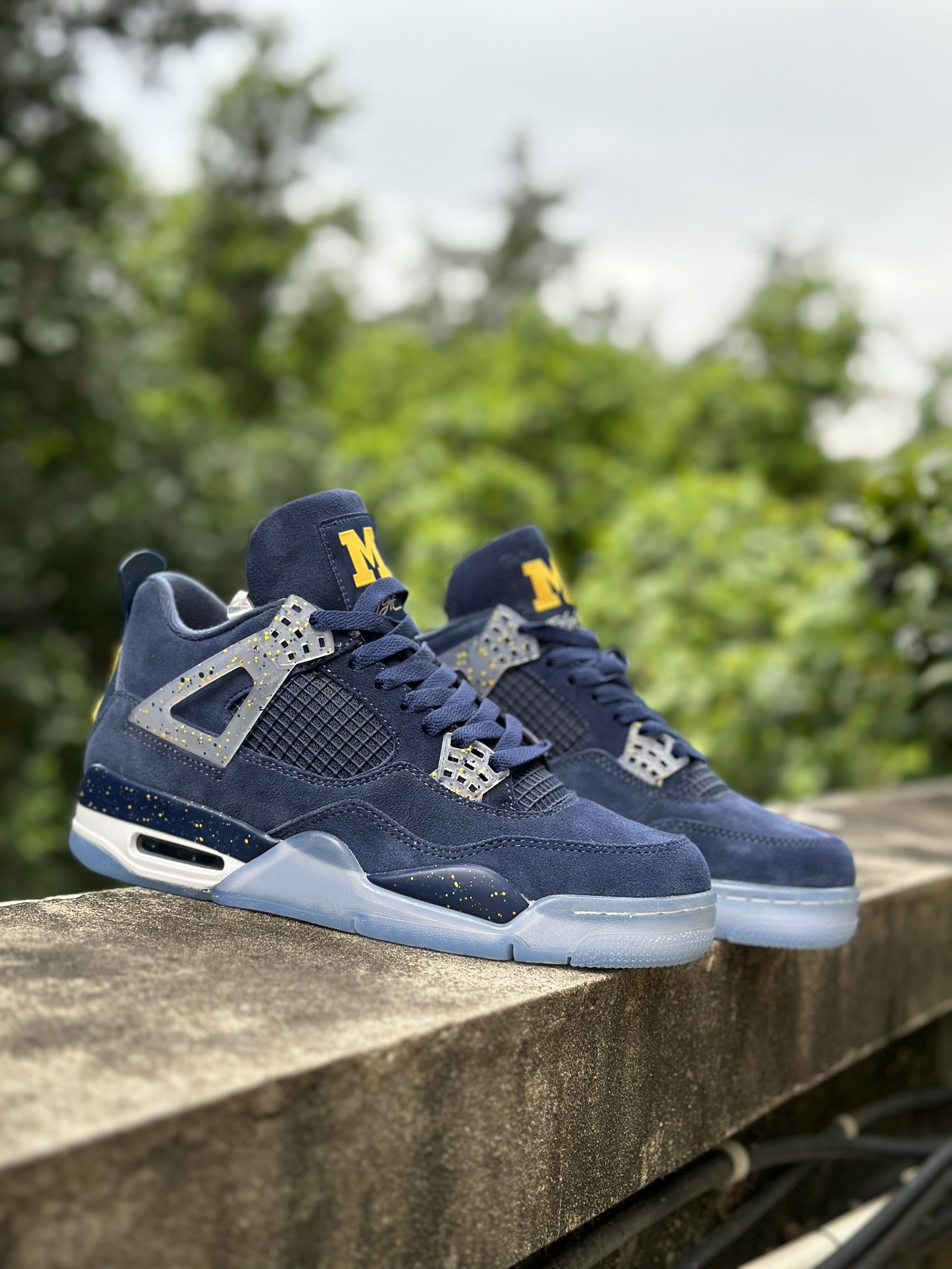 ¡¡Original puro‼️ Original puro, de fábrica‼️ Air Jordan AJ4 Retro Edición limitada de Míchigan, versión de e…