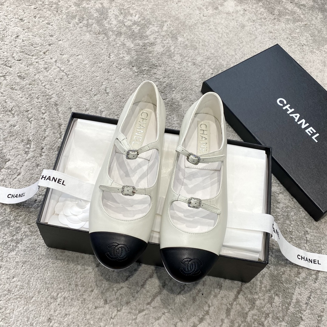CHANEL Mary Jane лялькавыя туфлі｜лімітаваная версія｜матэрыялы арыгінальнага канала на заказ｜99.99% дакладнасць