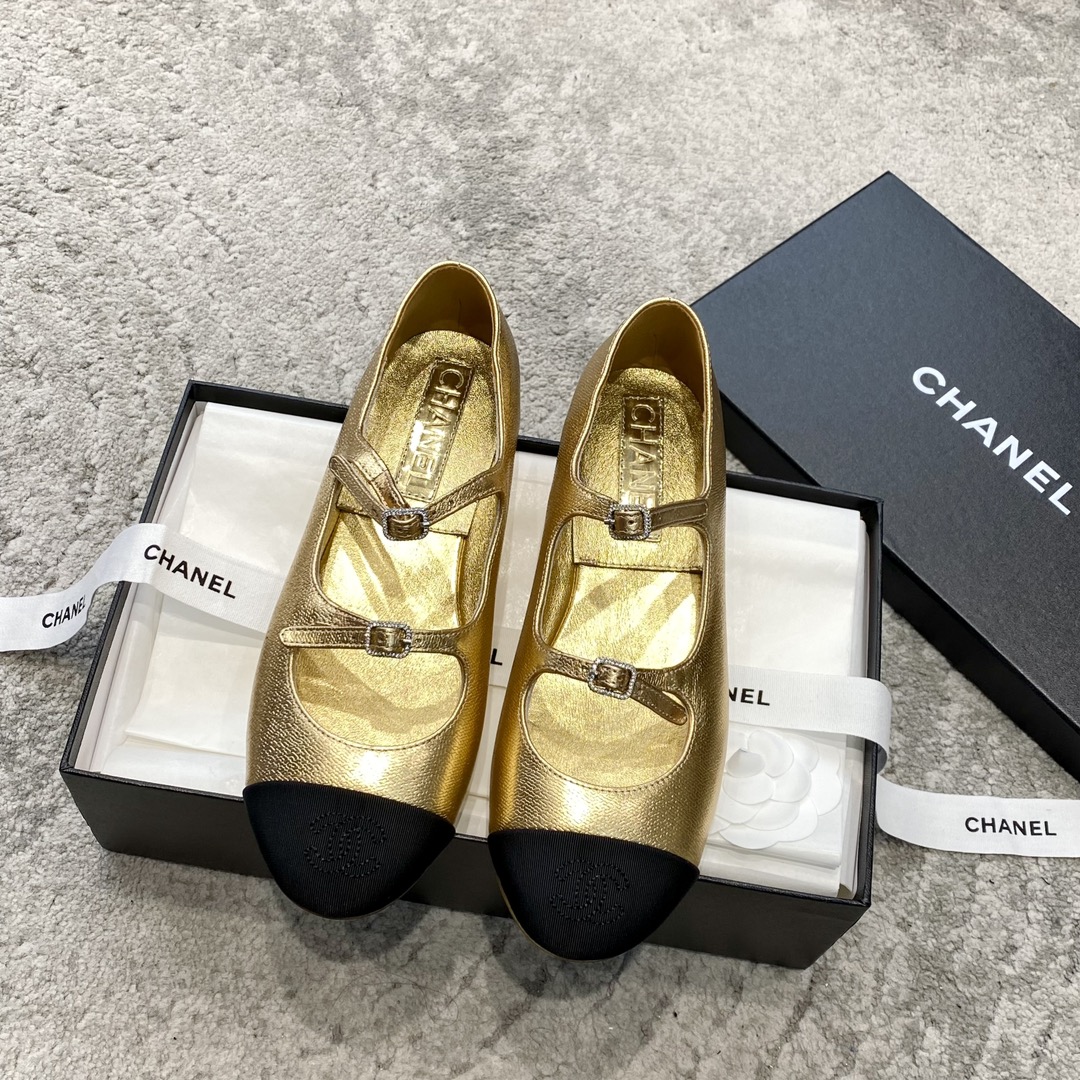 CHANEL Mary Jane лялькавыя туфлі｜лімітаваная версія｜кастомізацыя з матэрыялаў арыгінальнага канала｜99.99% дакладнасць аднаўлення