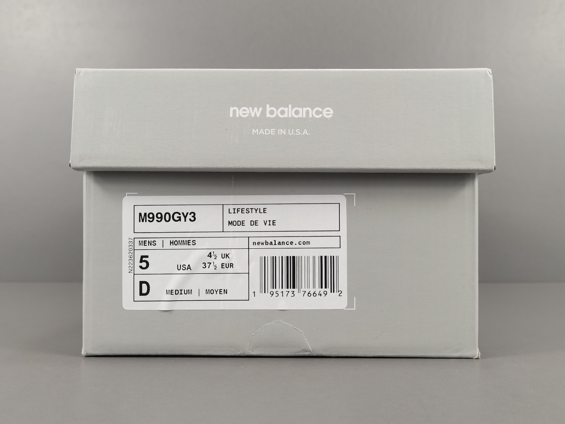 NB990尺码:36-46.5纯原版出品-新百伦-NewBalanceNB990V3灰色美产M990GY