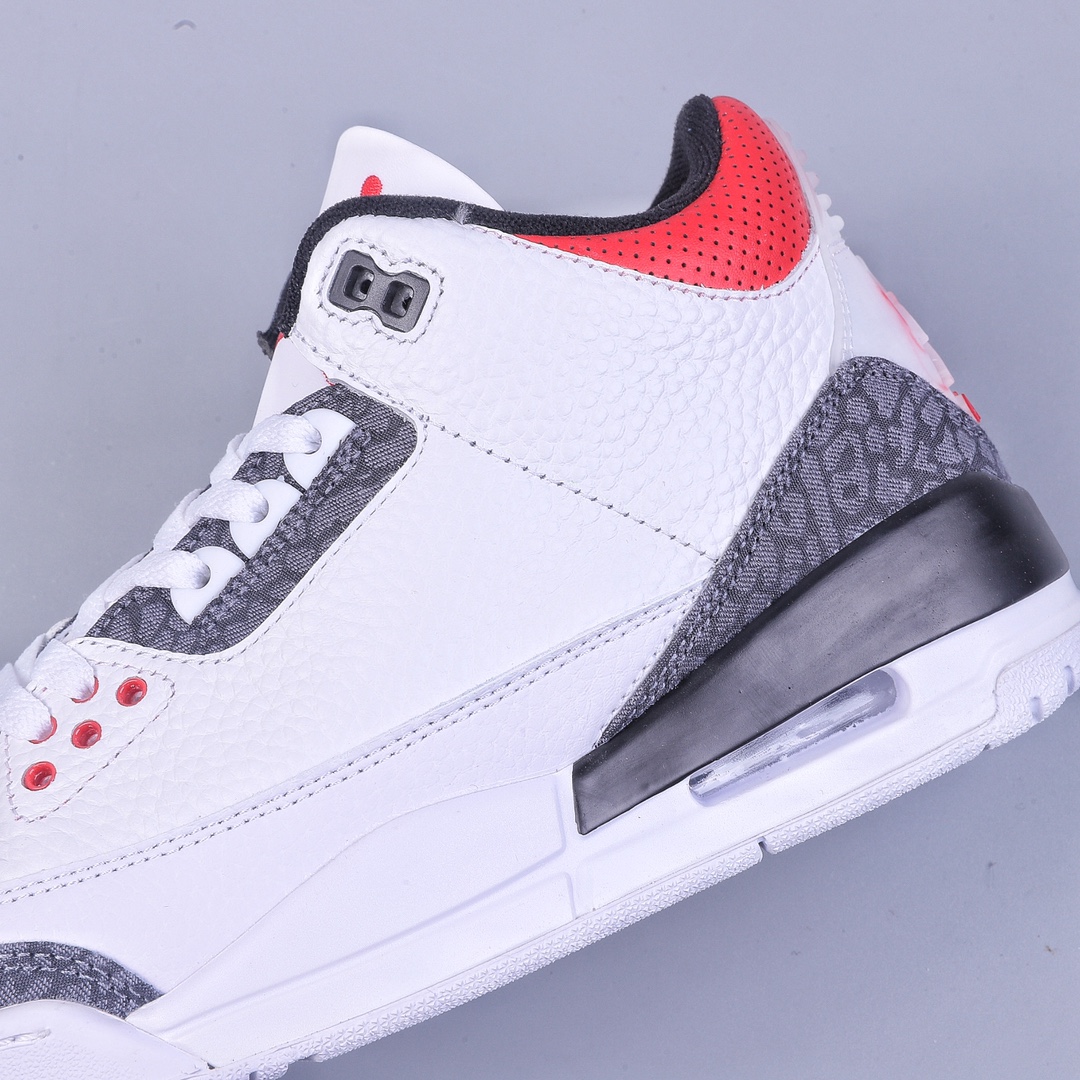 Air Jordan 3 Retro SE-T AJ3 Jordan 3 Denim New Flame Red CZ6433-100