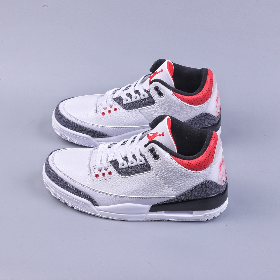 Air Jordan 3 Retro SE-T AJ3 Jordan 3 Denim New Flame Red CZ6433-100