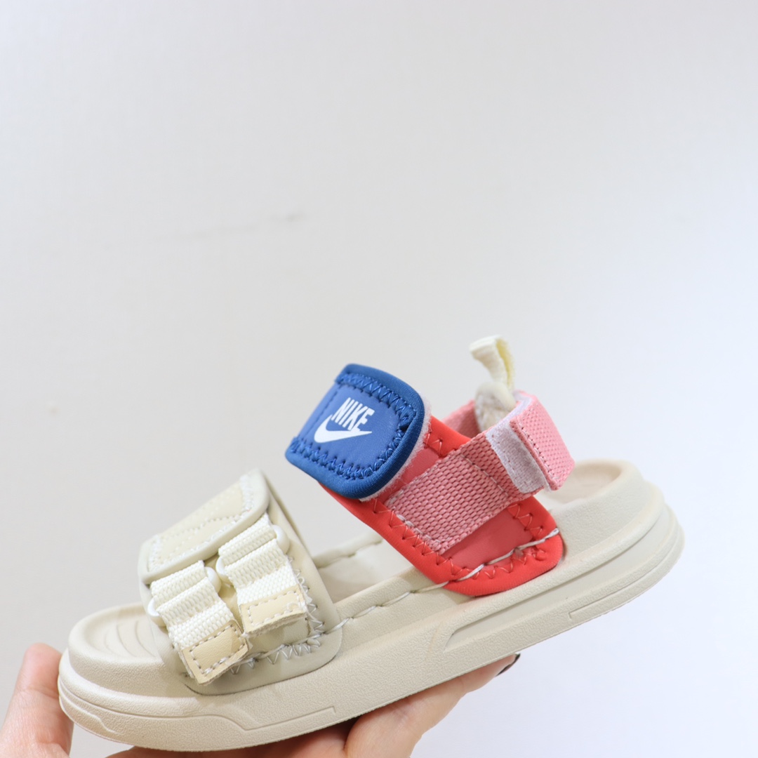 图片[6]-NK软底大魔术贴凉鞋 皮面拼接尼龙材质鞋身，看起来就是个性十足的款式！EVA大底让鞋身整体超轻超柔然！-选品中心