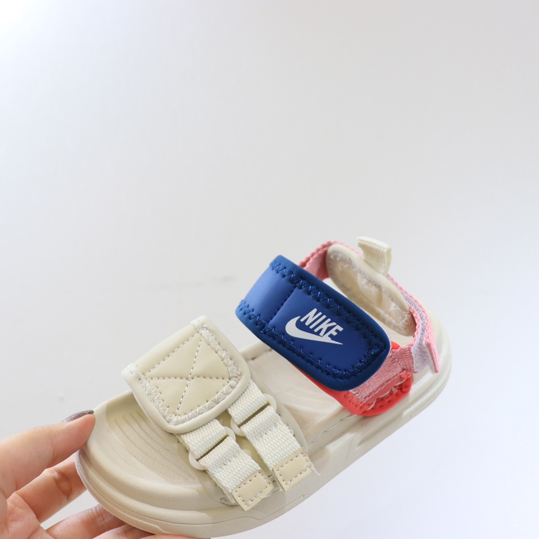 图片[4]-NK软底大魔术贴凉鞋 皮面拼接尼龙材质鞋身，看起来就是个性十足的款式！EVA大底让鞋身整体超轻超柔然！-选品中心