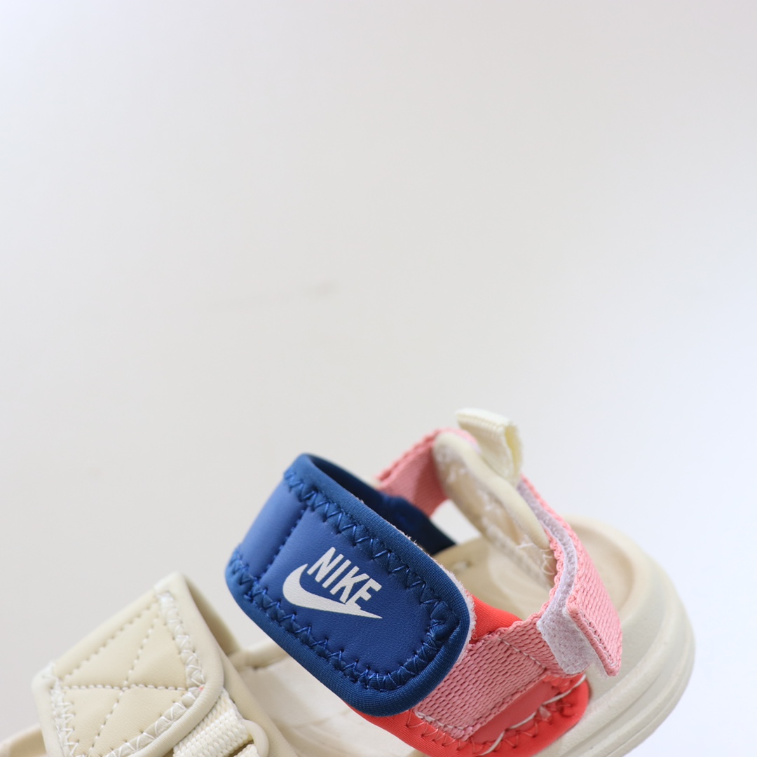 图片[5]-NK软底大魔术贴凉鞋 皮面拼接尼龙材质鞋身，看起来就是个性十足的款式！EVA大底让鞋身整体超轻超柔然！-选品中心