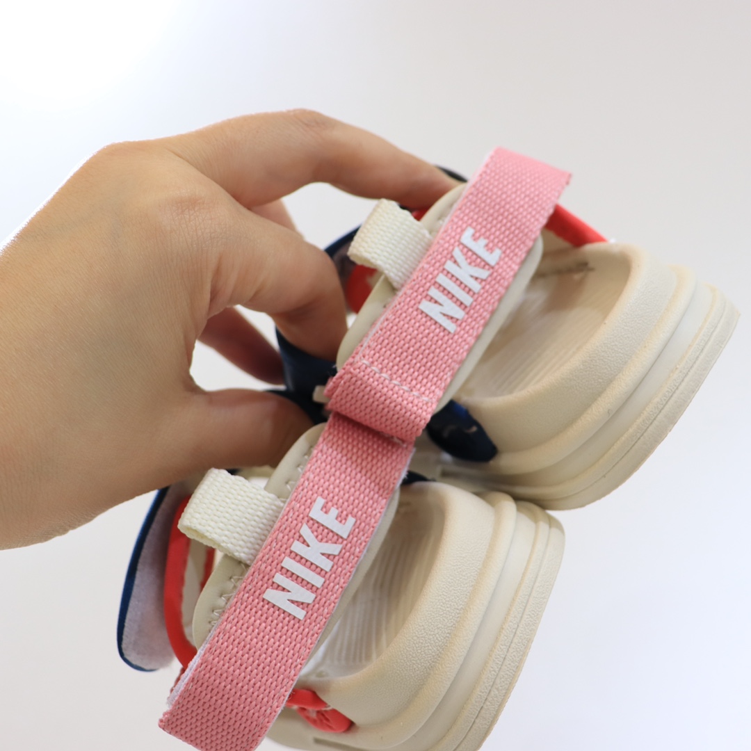 图片[7]-NK软底大魔术贴凉鞋 皮面拼接尼龙材质鞋身，看起来就是个性十足的款式！EVA大底让鞋身整体超轻超柔然！-选品中心