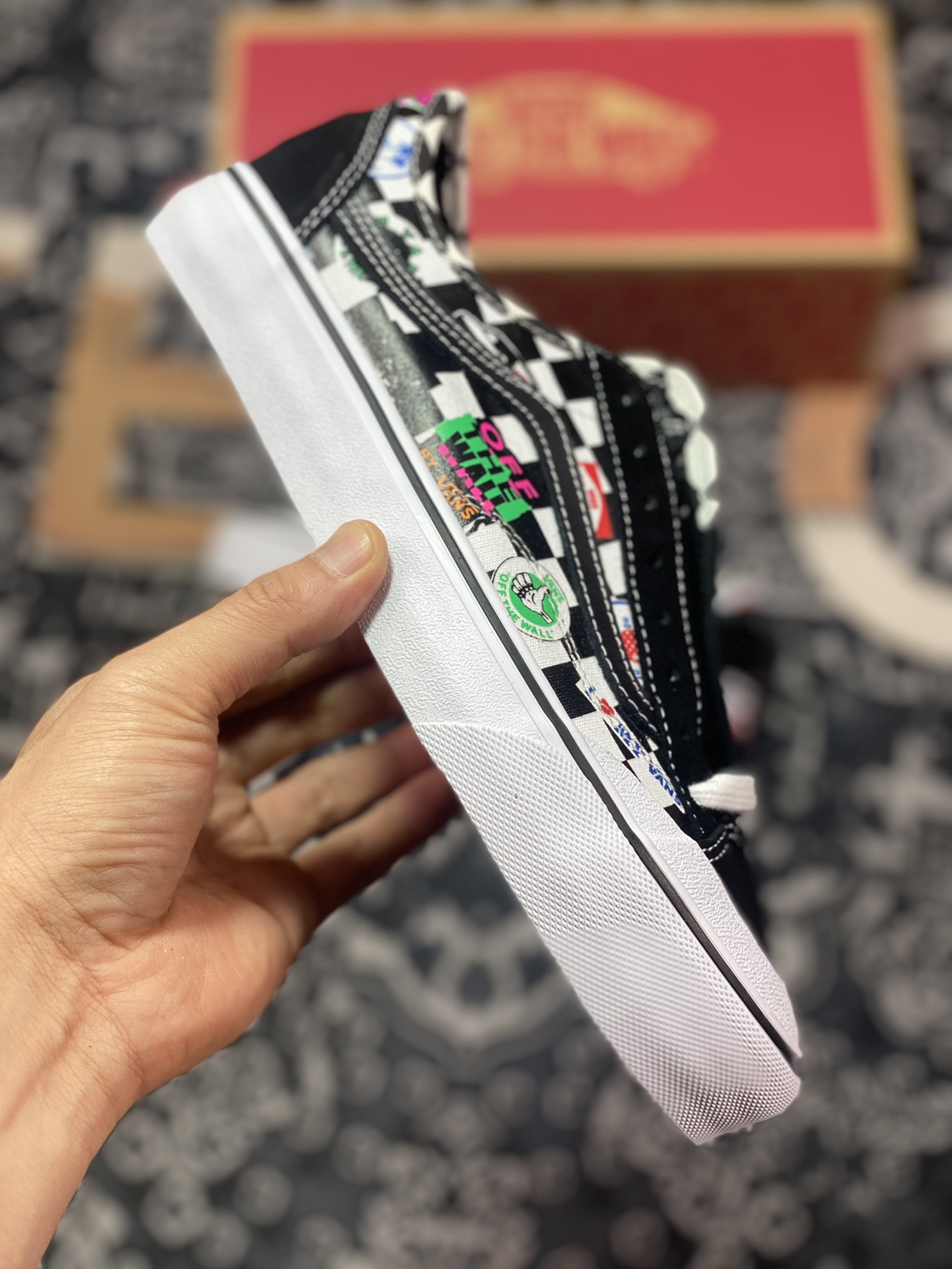 Vans Style 36 Cecon SF Checkerboard Color LOGO Print Low-top Vulcanized Sneakers VN0A3MVL3P0