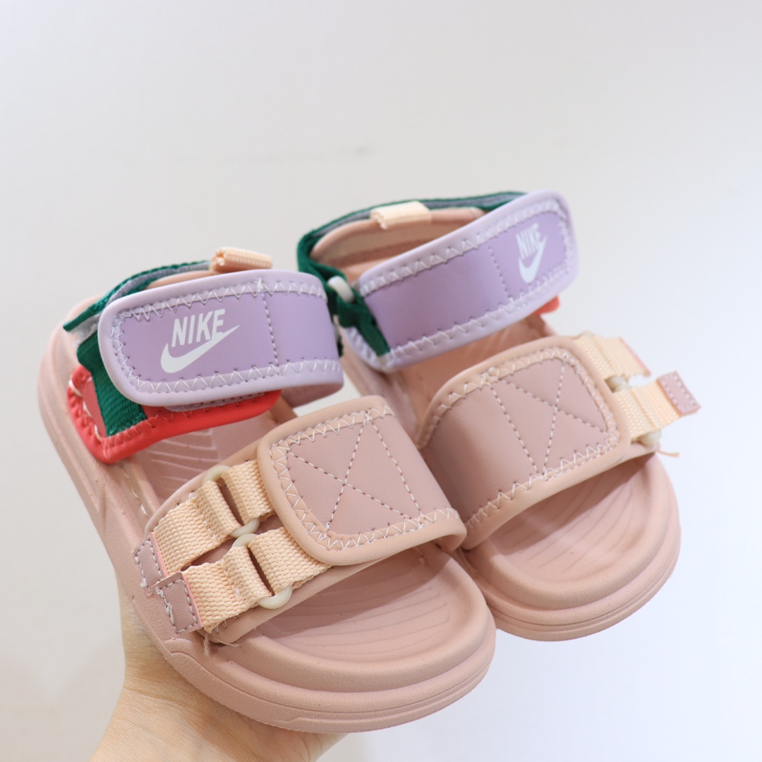 NK软底大魔术贴凉鞋 皮面拼接尼龙材质鞋身，看起来就是个性十足的款式！EVA大底让鞋身整体超轻超柔然！-选品中心