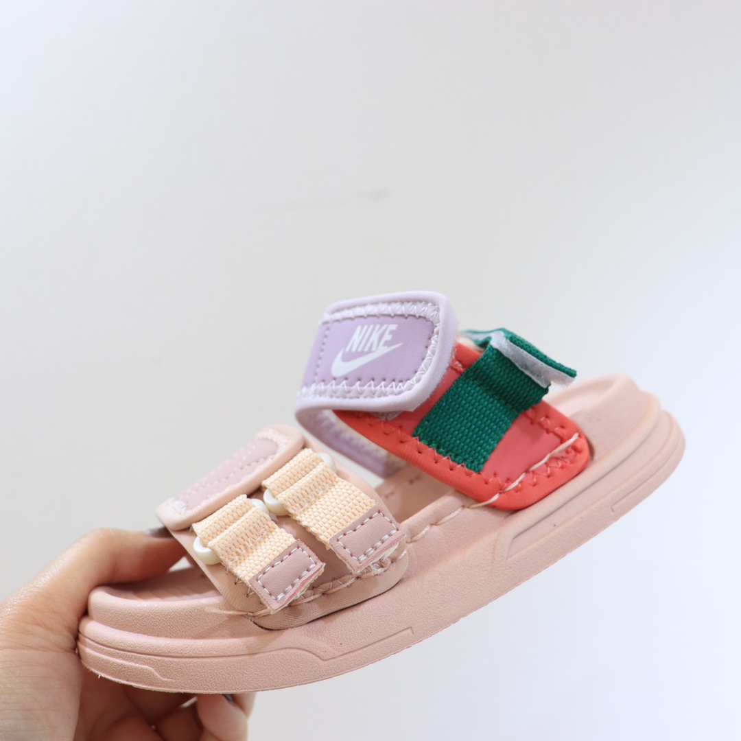 图片[8]-NK软底大魔术贴凉鞋 皮面拼接尼龙材质鞋身，看起来就是个性十足的款式！EVA大底让鞋身整体超轻超柔然！-选品中心