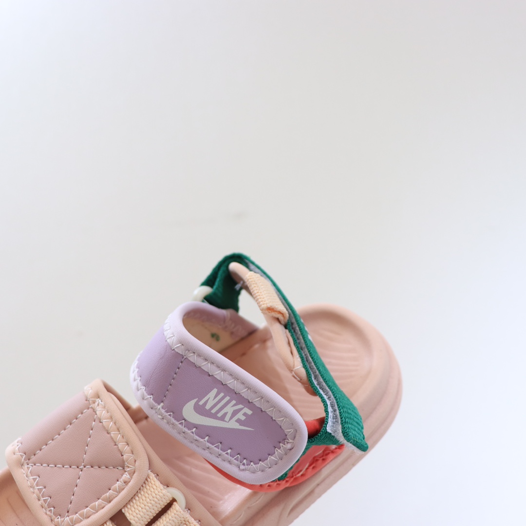 图片[6]-NK软底大魔术贴凉鞋 皮面拼接尼龙材质鞋身，看起来就是个性十足的款式！EVA大底让鞋身整体超轻超柔然！-选品中心