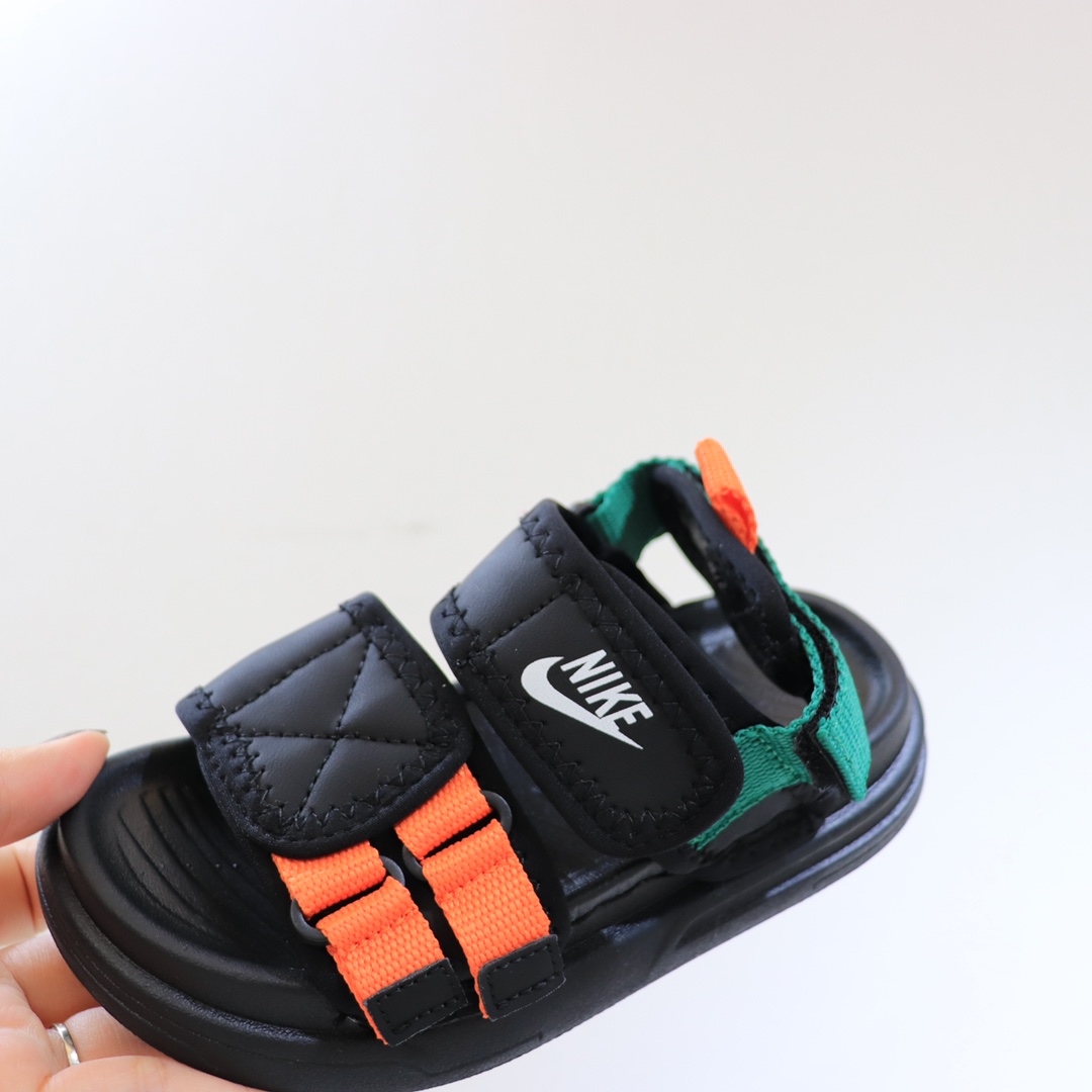 图片[5]-NK软底魔术贴凉鞋 皮面拼接尼龙材质鞋身，看起来就是个性十足的款式！EVA大底让鞋身整体超轻超柔然！-选品中心