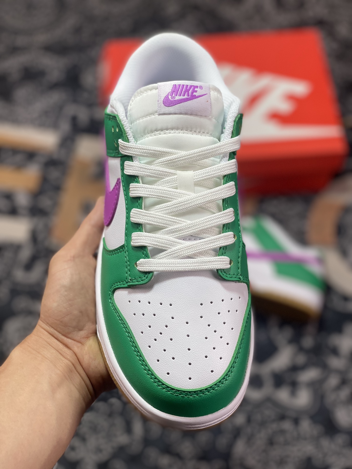 220 Nike Wmns SB Dunk Low Retro”Joker”扣篮系列低帮滑板板鞋“白绿紫巴斯光年”FD9922-151