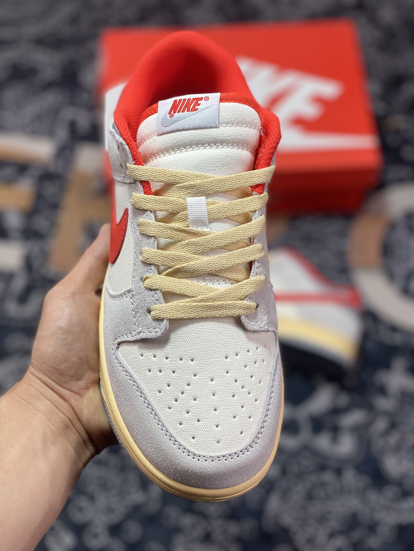 220 Nike SB Dunk Low 85”Athletic Department”扣篮系列低帮板鞋“浅灰白红氧化”FJ5429-133