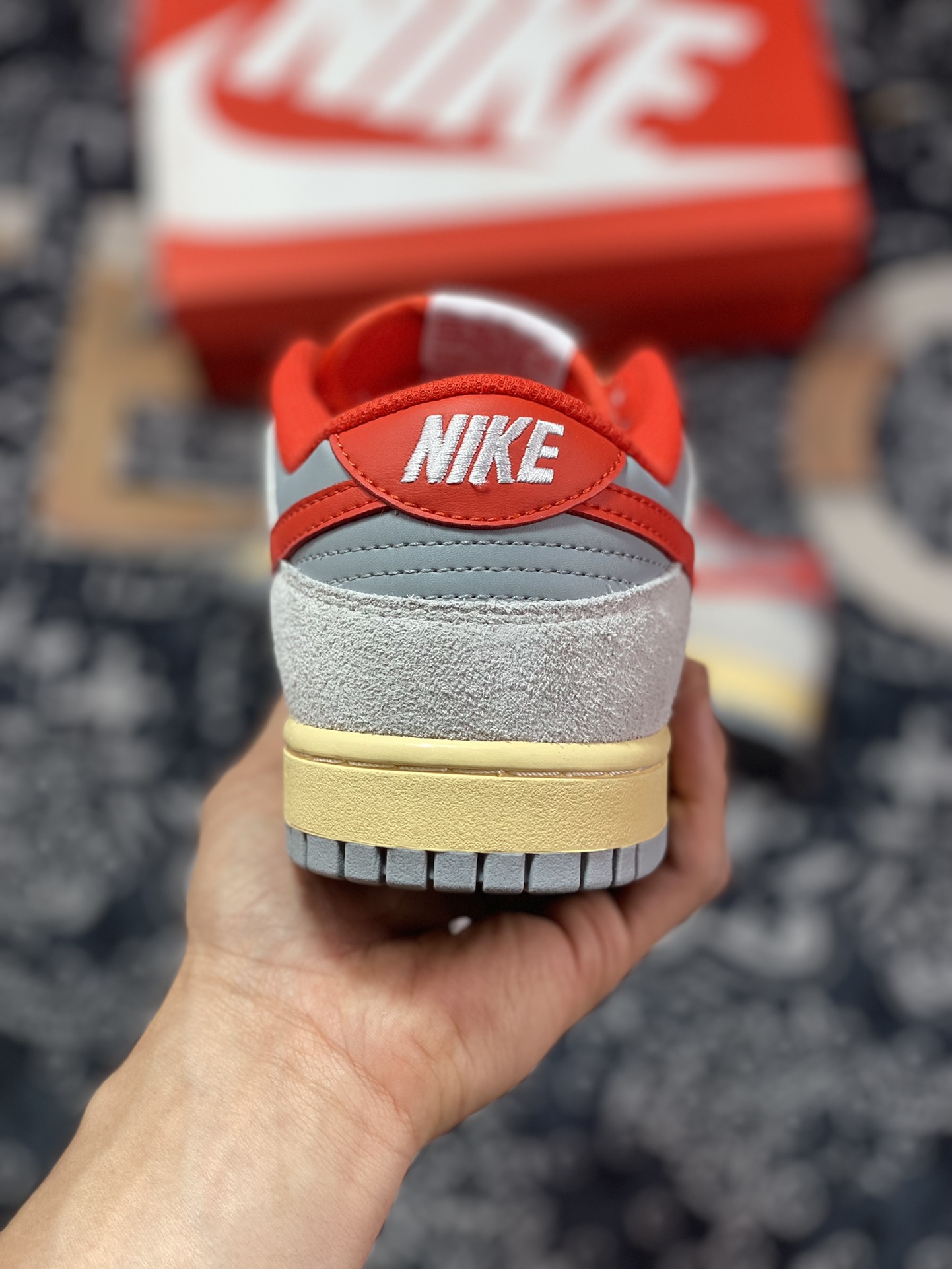 220 Nike SB Dunk Low 85”Athletic Department”扣篮系列低帮板鞋“浅灰白红氧化”FJ5429-133