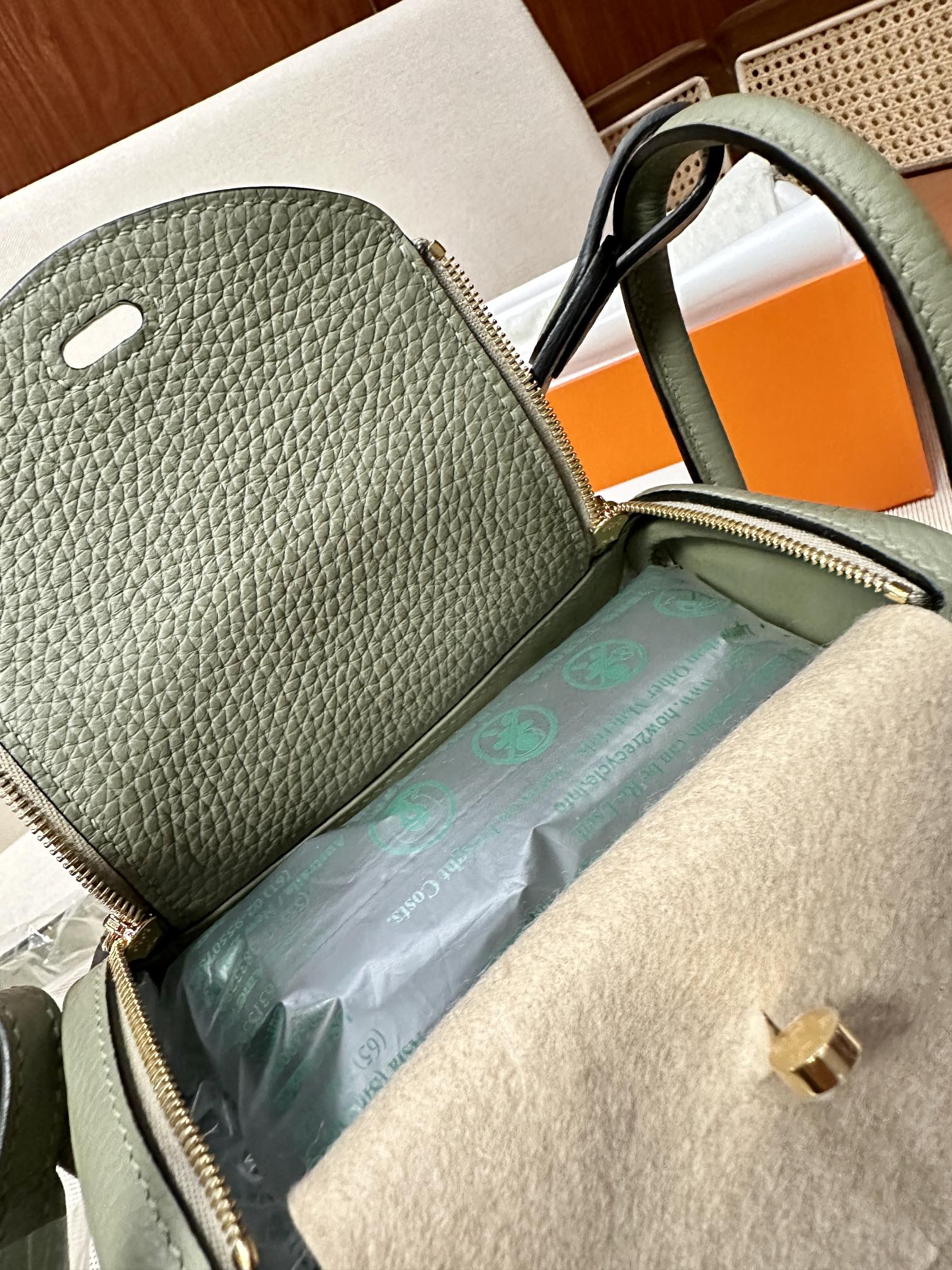 Hermes Bolide Sage green everyday