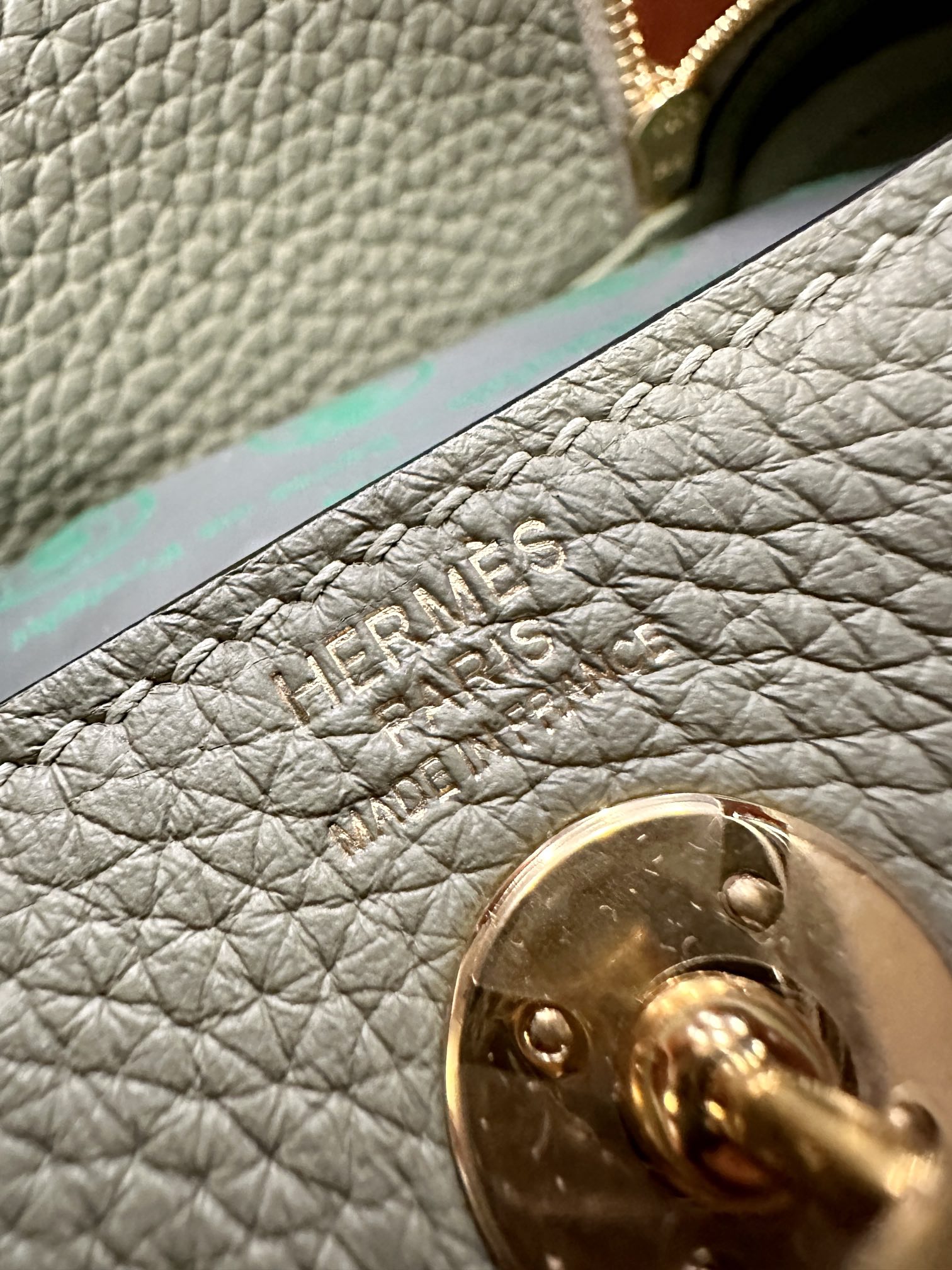 Hermes Bolide Sage green everyday