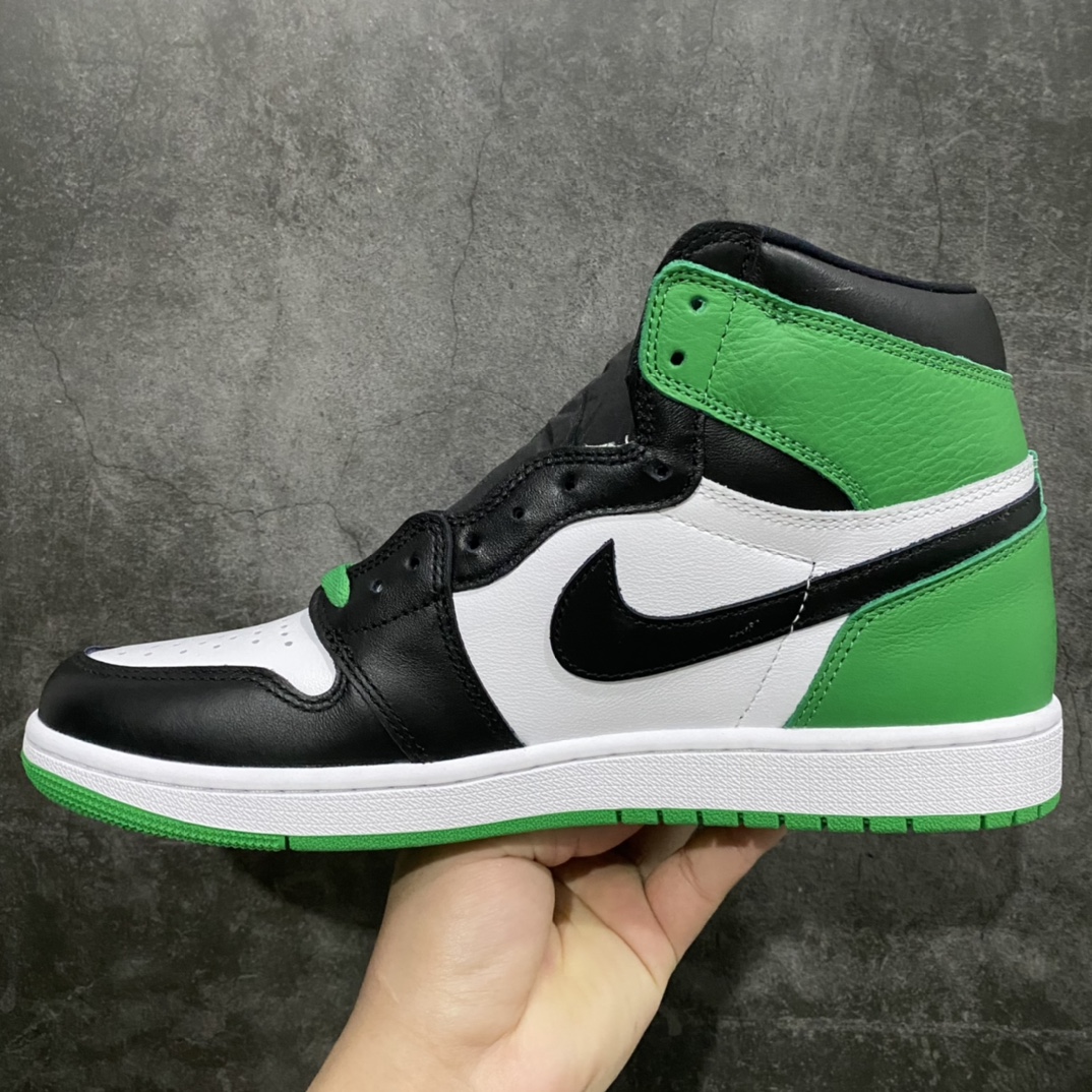 Air Jordan 1 ”Lucky Green” Black, White and Green Celtics