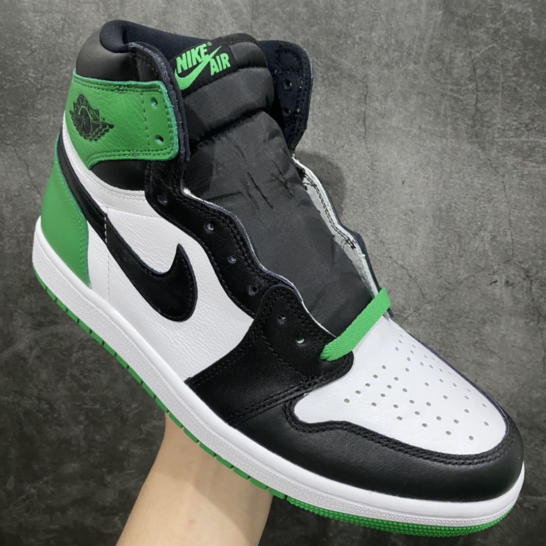 Air Jordan 1 ”Lucky Green” Black, White and Green Celtics