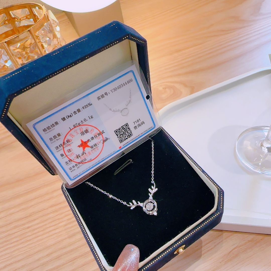 柔らか低アレルギー銀ネックレスシルバー 誕生日