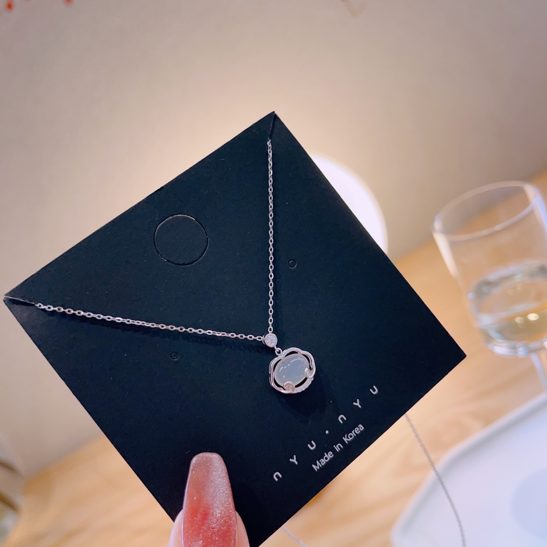 韓国風ニッケル無添加銀ネックレスシルバー パーティー