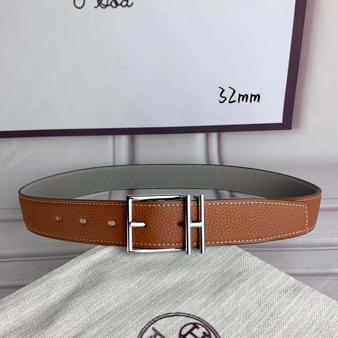 Hermès爱马仕针扣皮带原单品质双
