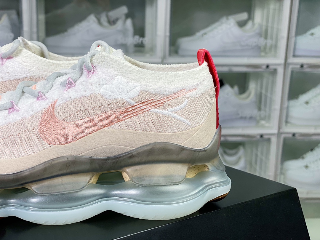 Air Max Scorpion Flyknit ”Leap High” Scorpio running shoes ”knit pink and white plush marble pattern” FD4339-180