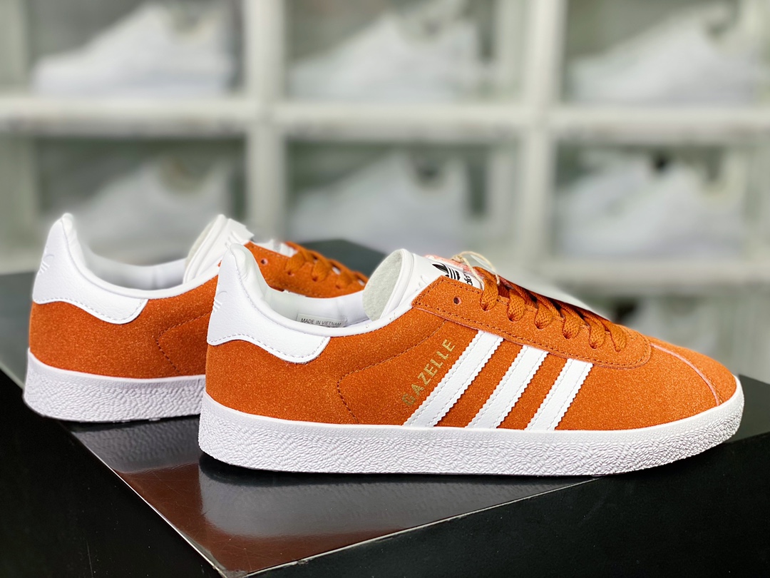 Adidas Originals Gazelle 90 Gazelle 90 replica series low-top casual sports sneakers ”Orange and White” GY2529