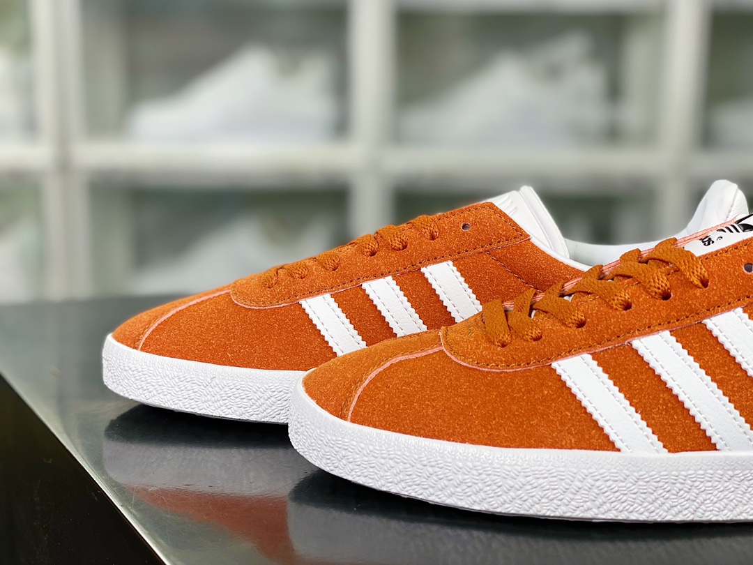 Adidas Originals Gazelle 90 Gazelle 90 replica series low-top casual sports sneakers ”Orange and White” GY2529