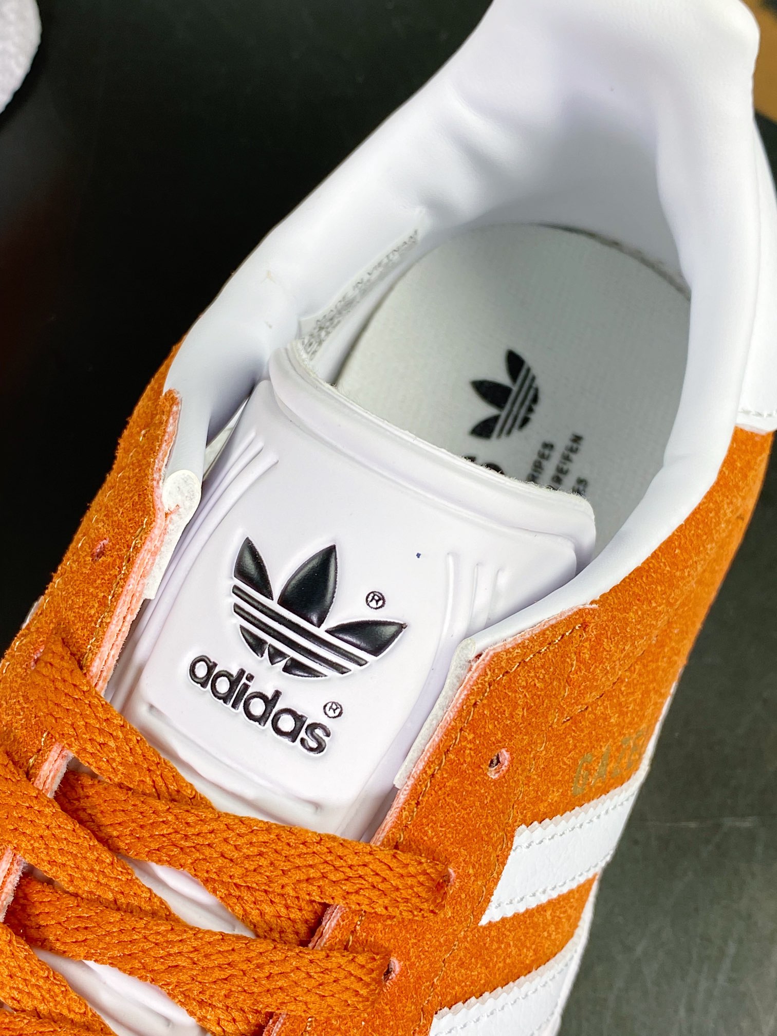 Adidas Originals Gazelle 90 Gazelle 90 replica series low-top casual sports sneakers ”Orange and White” GY2529