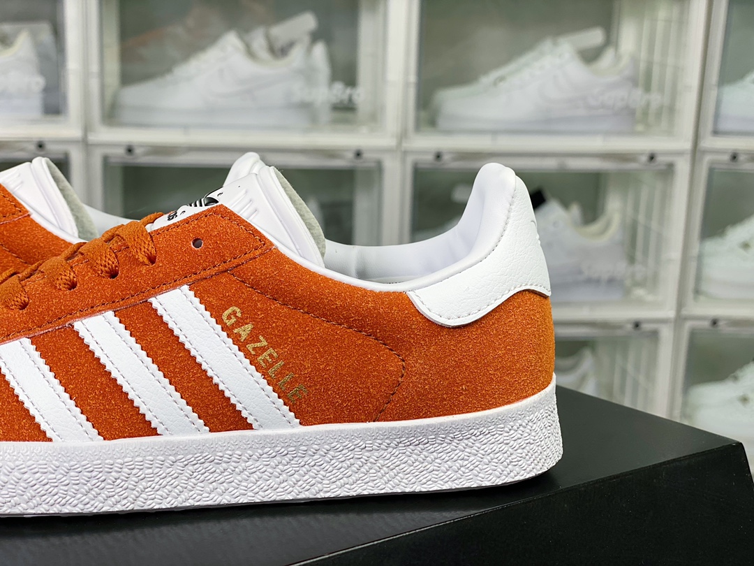 Adidas Originals Gazelle 90 Gazelle 90 replica series low-top casual sports sneakers ”Orange and White” GY2529