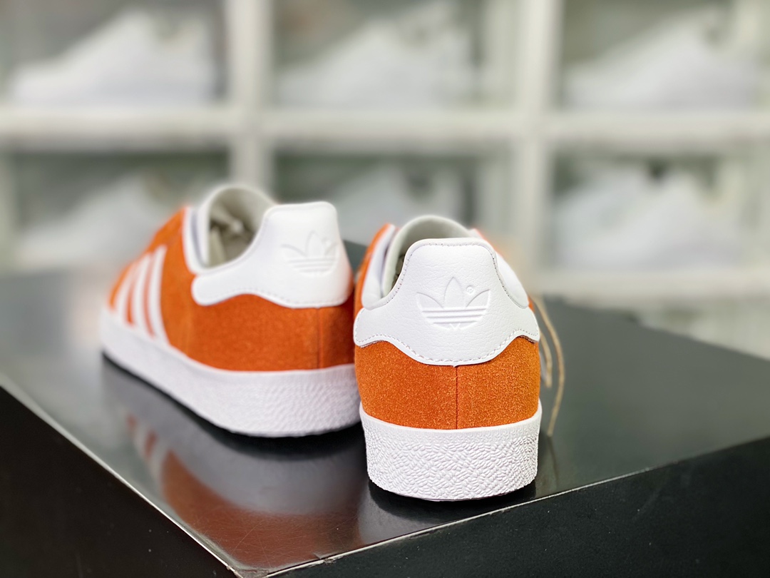 Adidas Originals Gazelle 90 Gazelle 90 replica series low-top casual sports sneakers ”Orange and White” GY2529