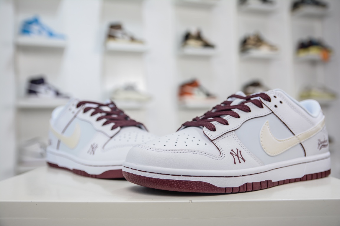 260 Nike SB Dunk Low MLB联名 米白红 FC1688-900